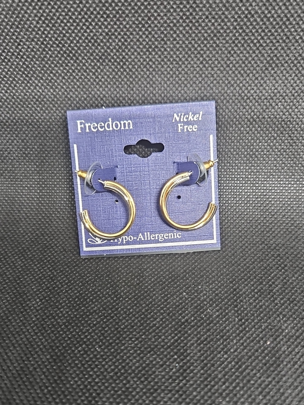 Gold Tone Hoop Earrings - Nickel Free